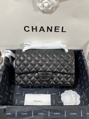 Chanel Black Wallet On Chain Classic Black Lambskin Pristine